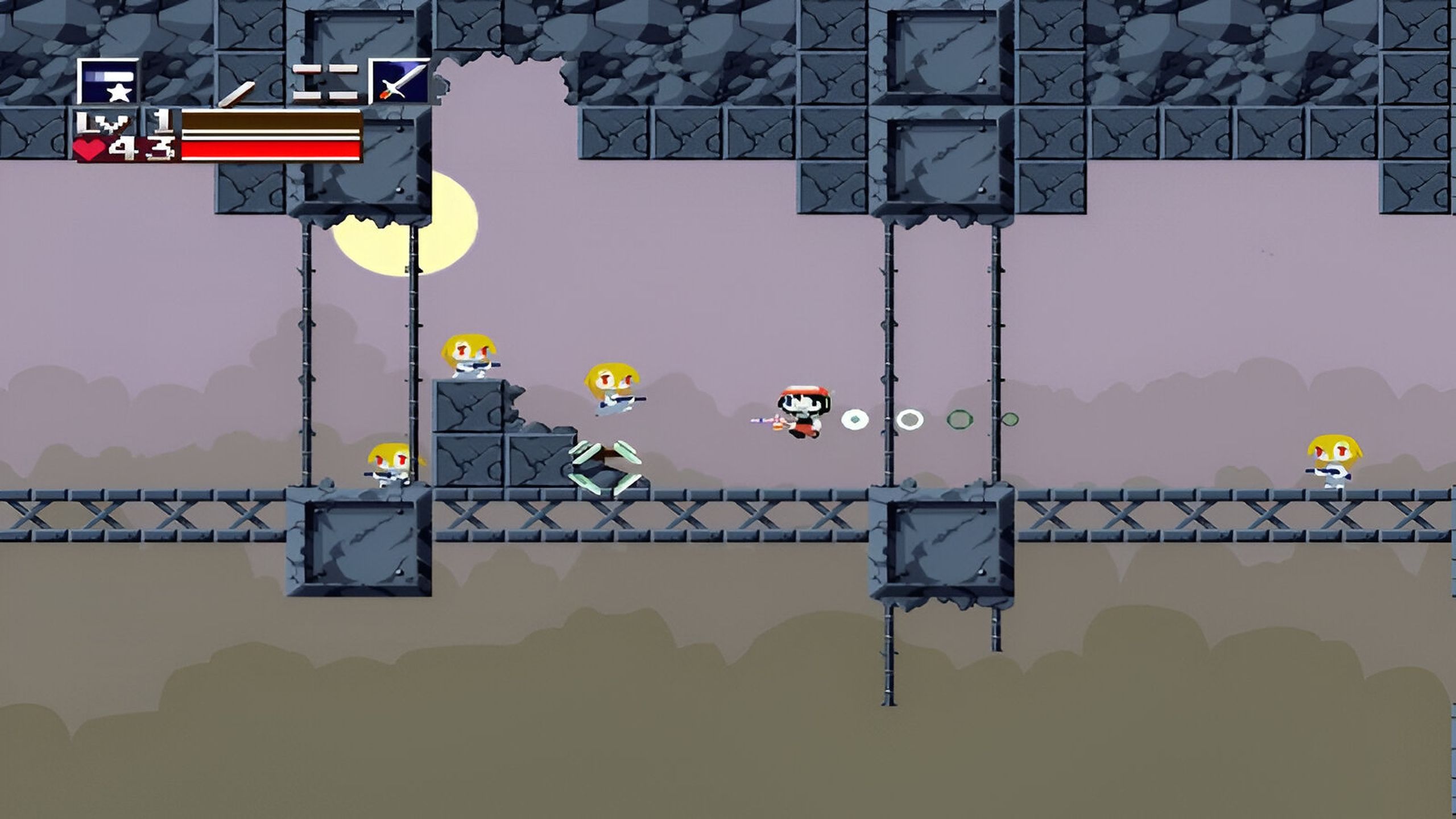 A screenshot from the game Cave Story.