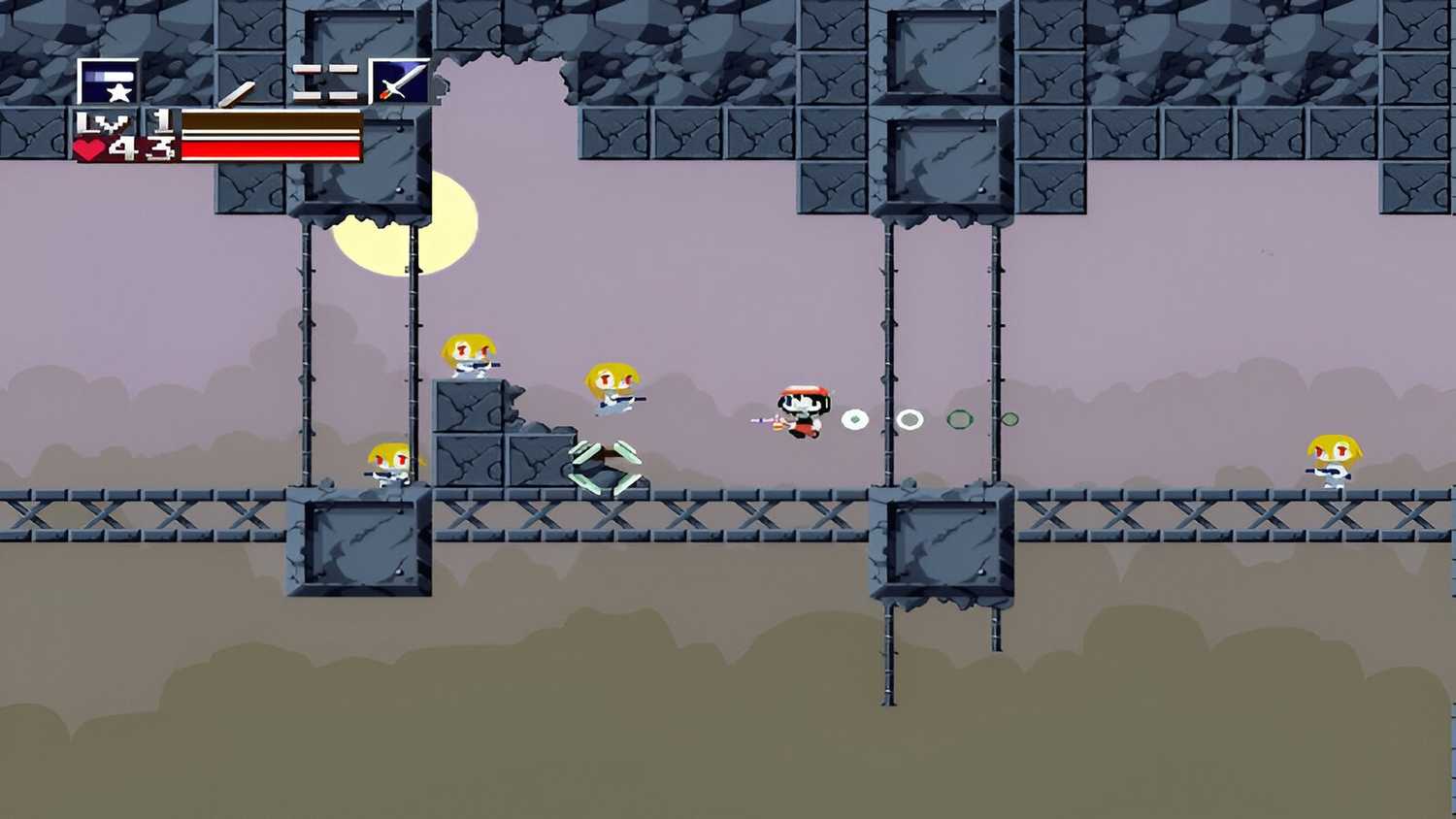 A screenshot from the game Cave Story.