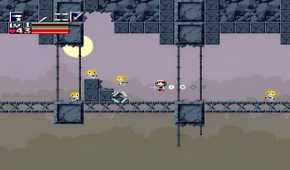 A screenshot from the game Cave Story.