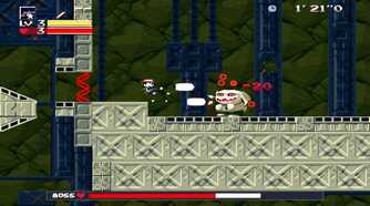 A screenshot from the game Cave Story.