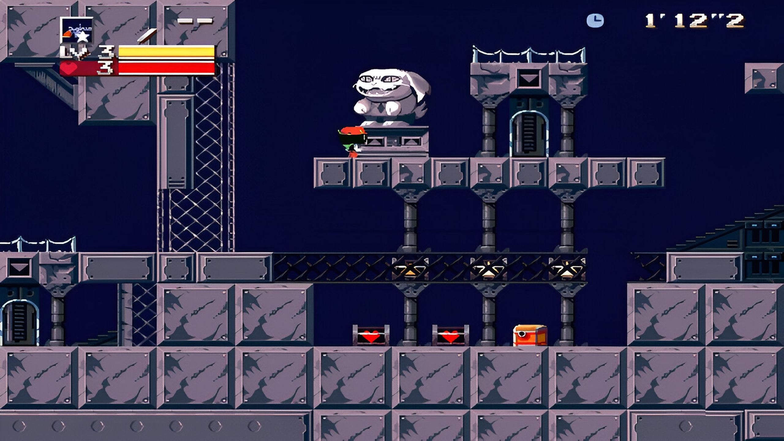 A screenshot from the game Cave Story.
