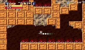 A screenshot from the game Cave Story.