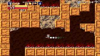 A screenshot from the game Cave Story.