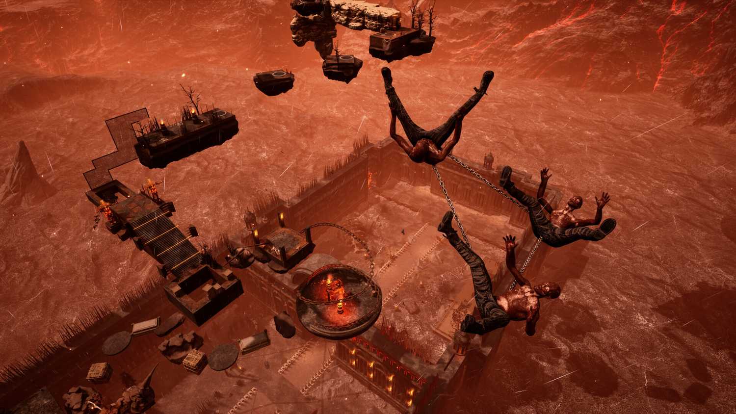 Screenshot from the game Chained Together.