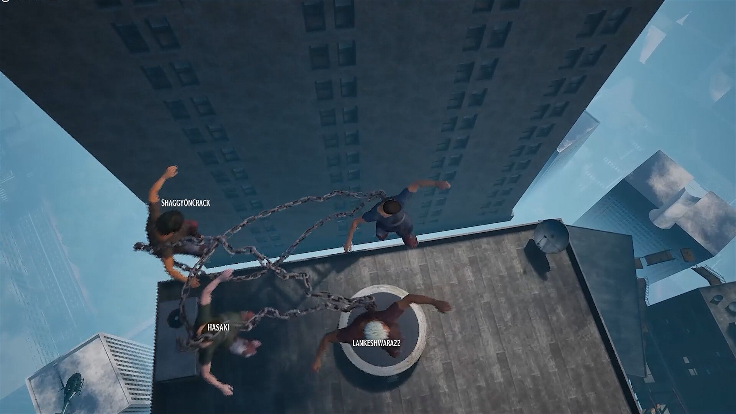 Screenshot from the game Chained Together.