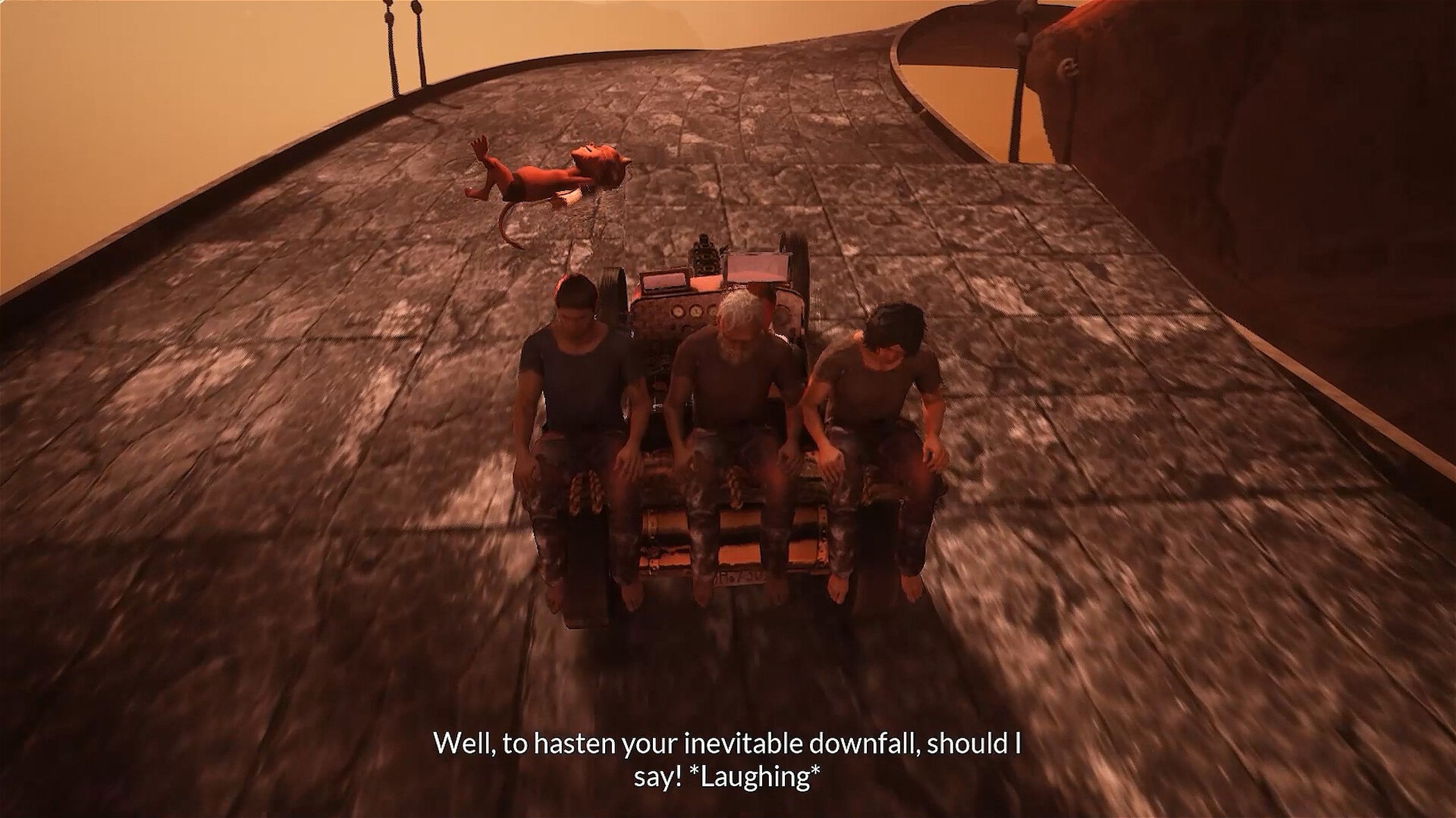 Screenshot from the game Chained Together.