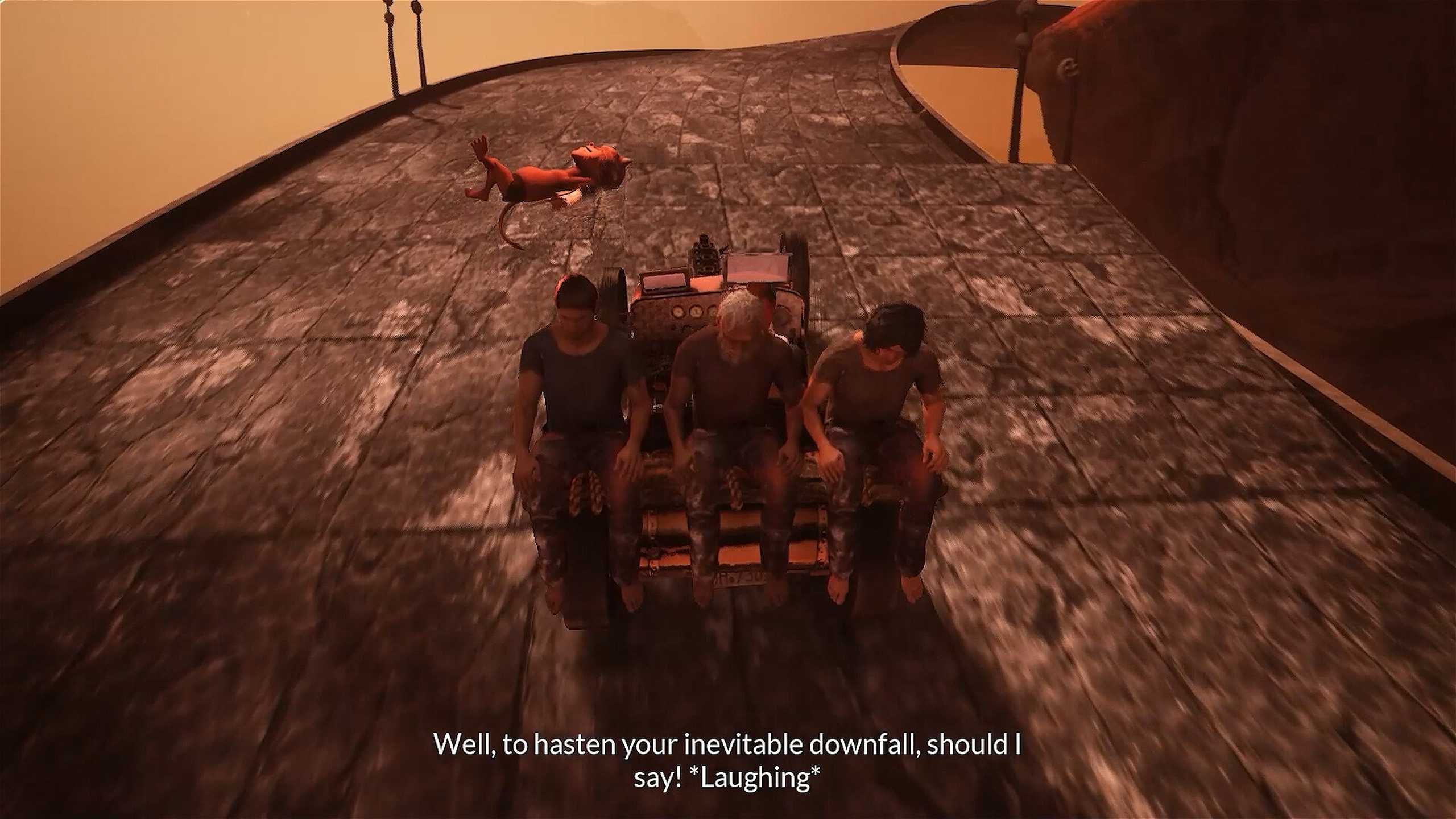 Screenshot from the game Chained Together.