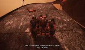 Screenshot from the game Chained Together.