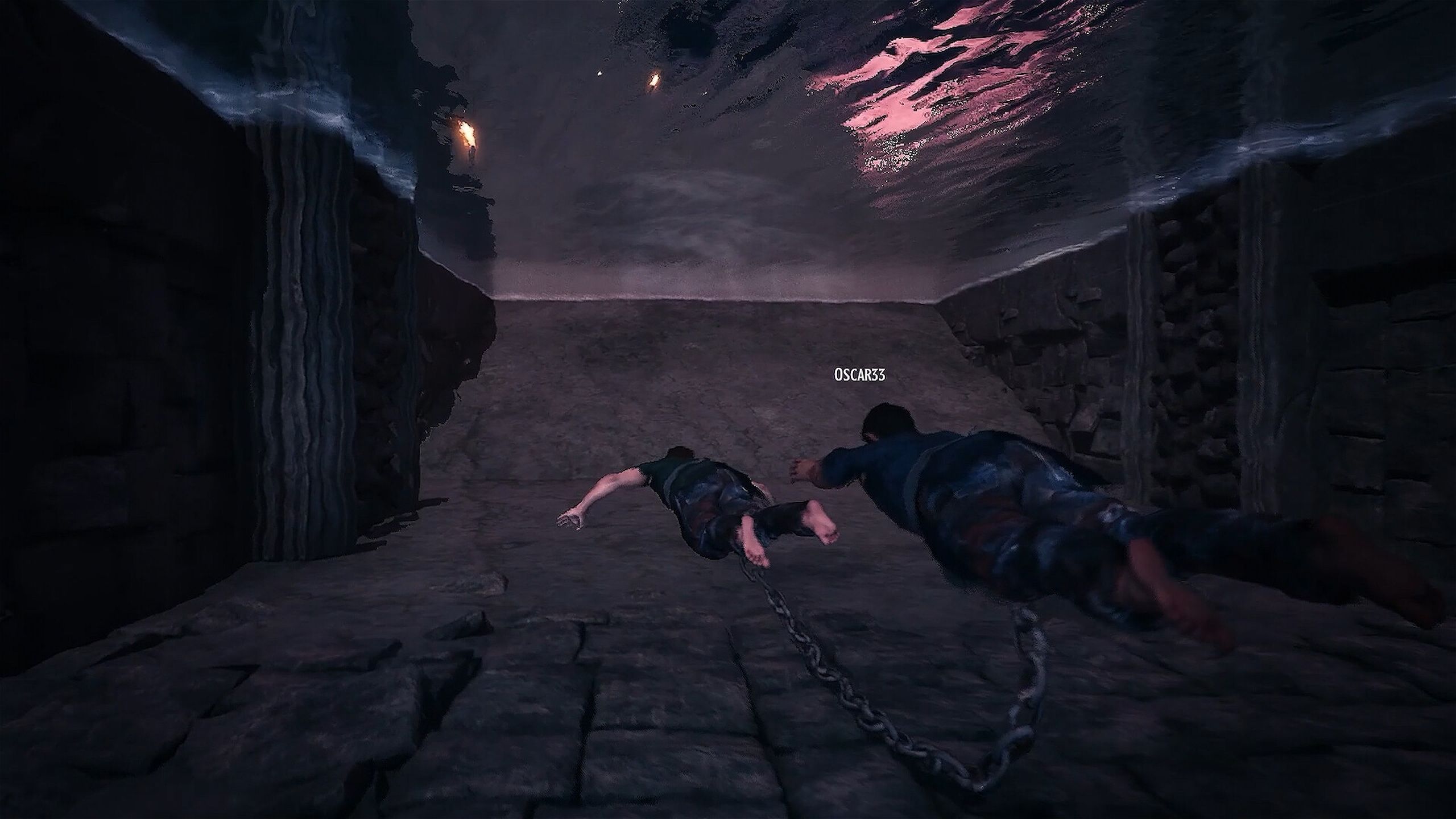 Screenshot from the game Chained Together.