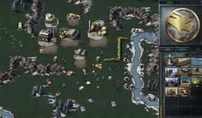 A screenshot from the remastered version of Command & Conquer.
