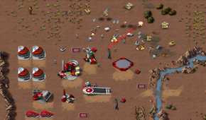 A screenshot from the remastered version of Command & Conquer.
