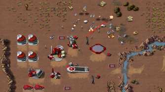 A screenshot from the remastered version of Command & Conquer.