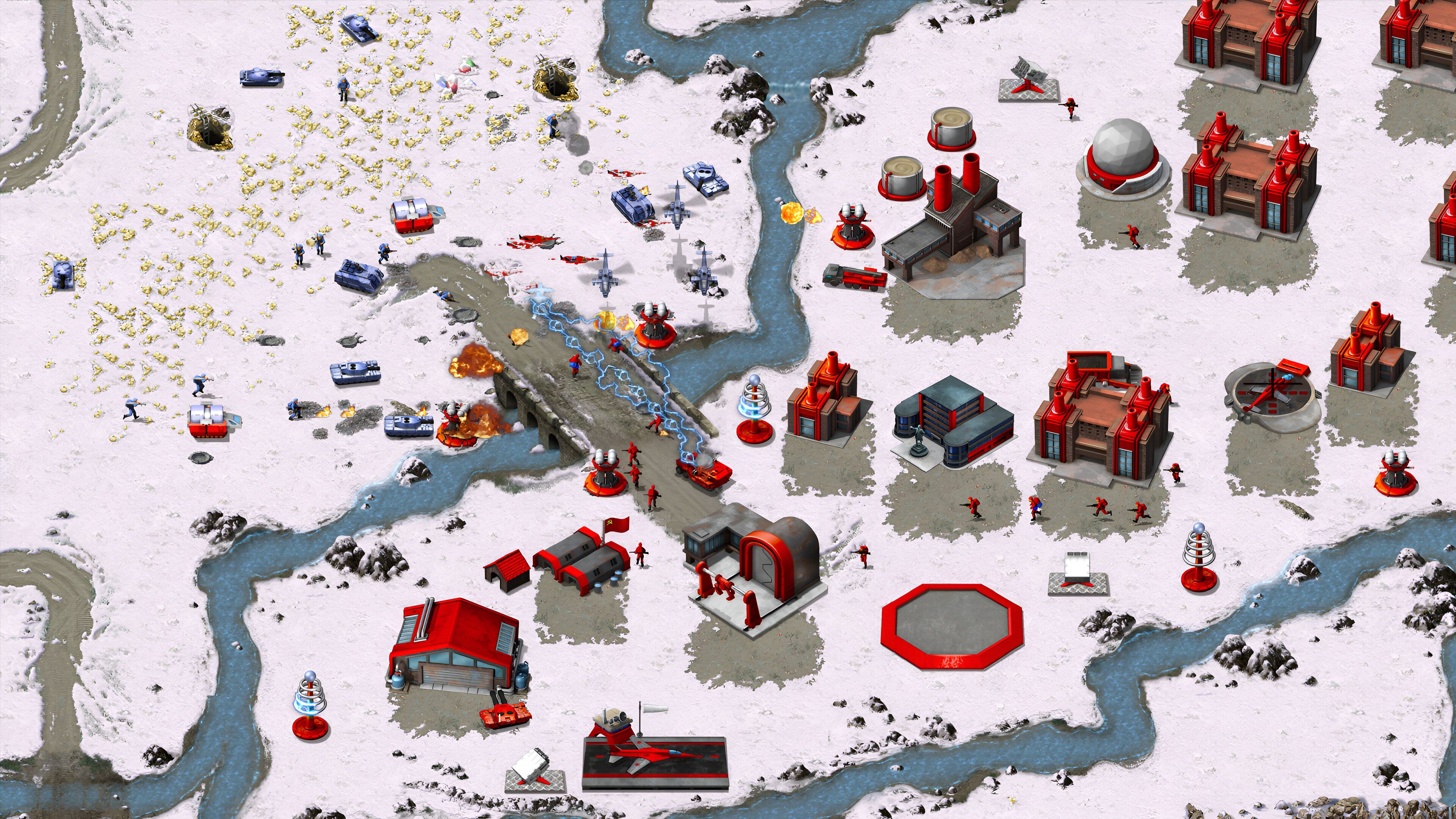 A screenshot from the remastered version of Command & Conquer.