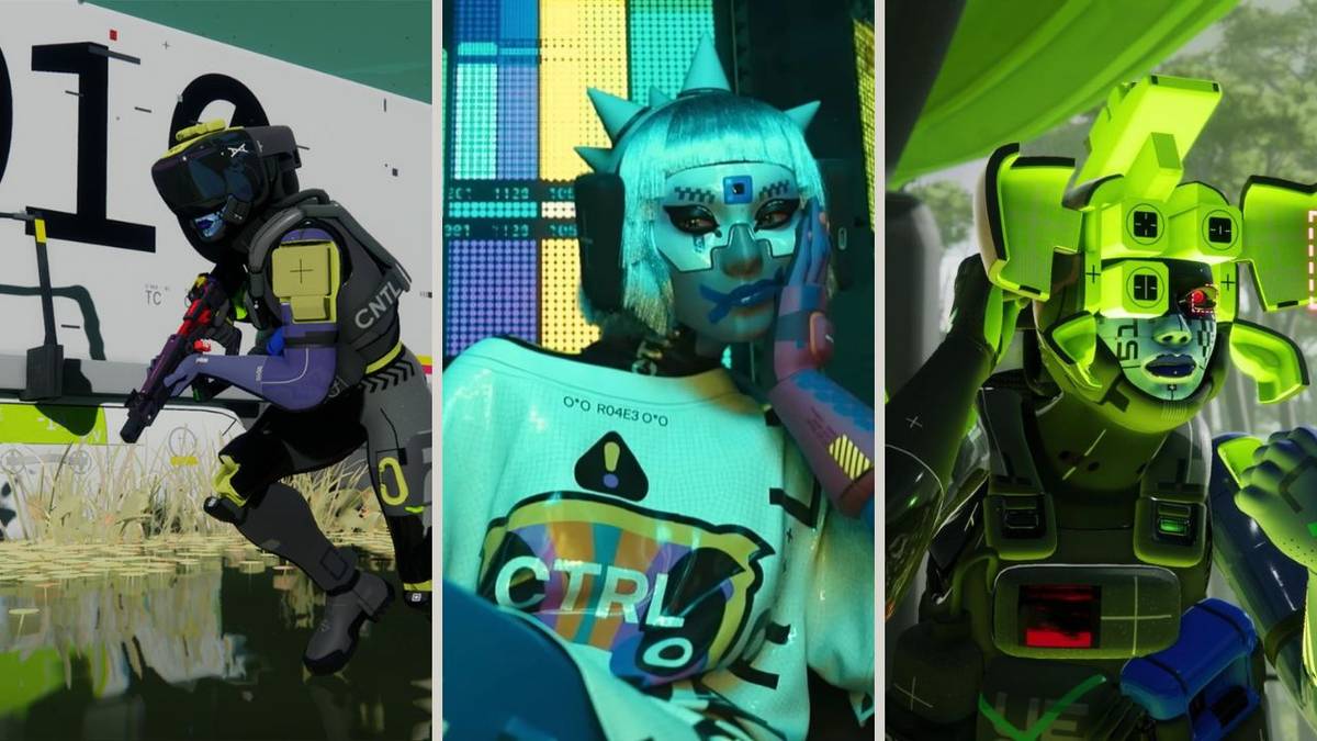 A collage of Marathon characters from Marathon by Bungie
