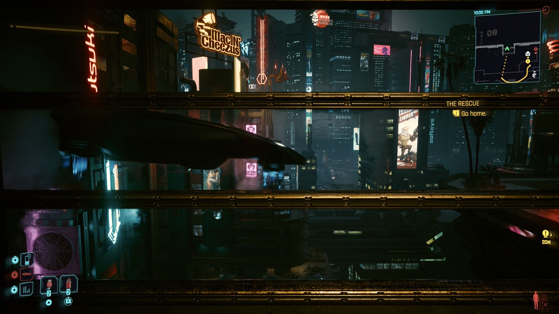 Cyberpunk 2077 switch 2 looking out the window