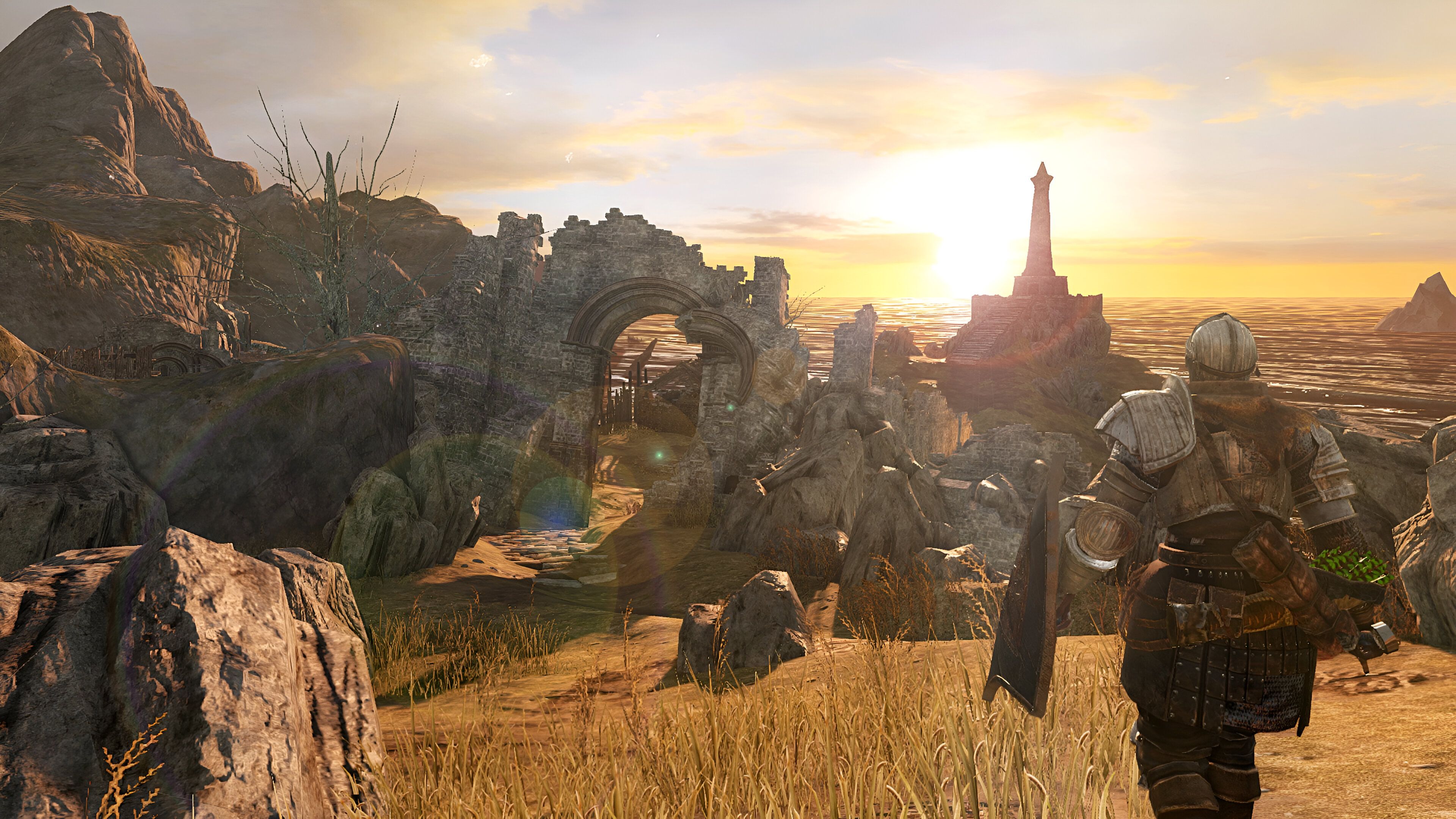 A screenshot from Dark Souls 2: Scholar of the First Sin.