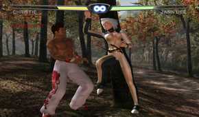 A screenshot of gameplay from Dead or Alive 3