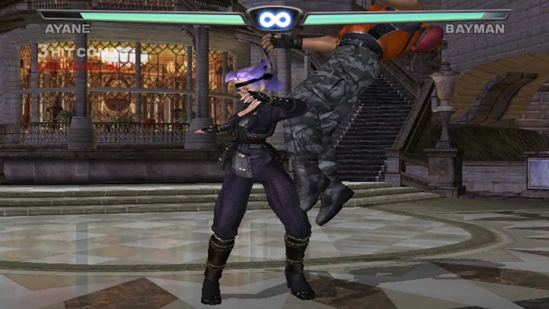 A screenshot of gameplay from Dead or Alive 3