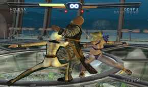 A screenshot of gameplay from Dead or Alive 3