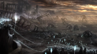Artwork from Demon's Souls