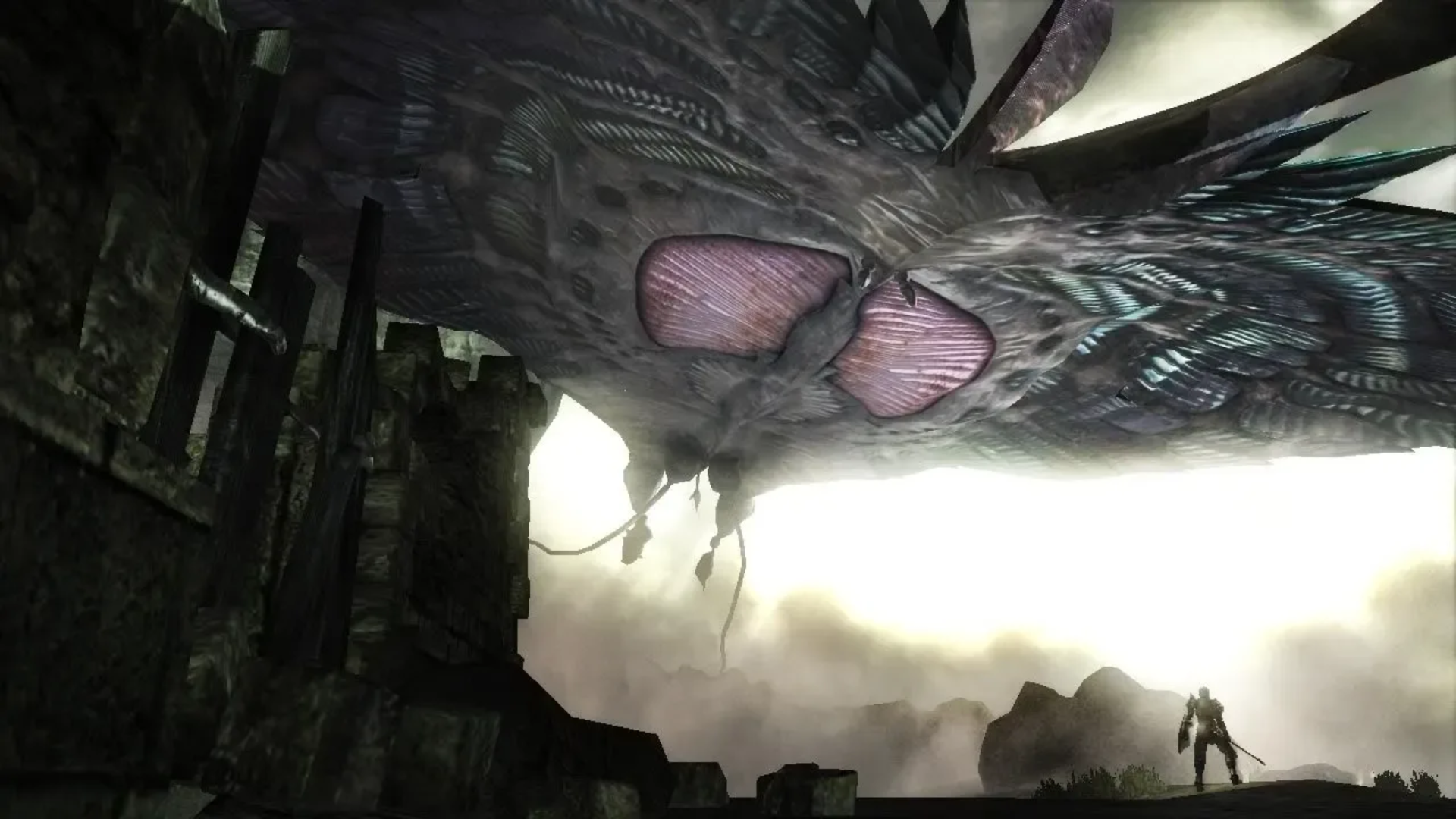 A massive flying monster in Demon's Souls