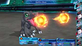 digimon story cyber sleuth spitfire blast attack