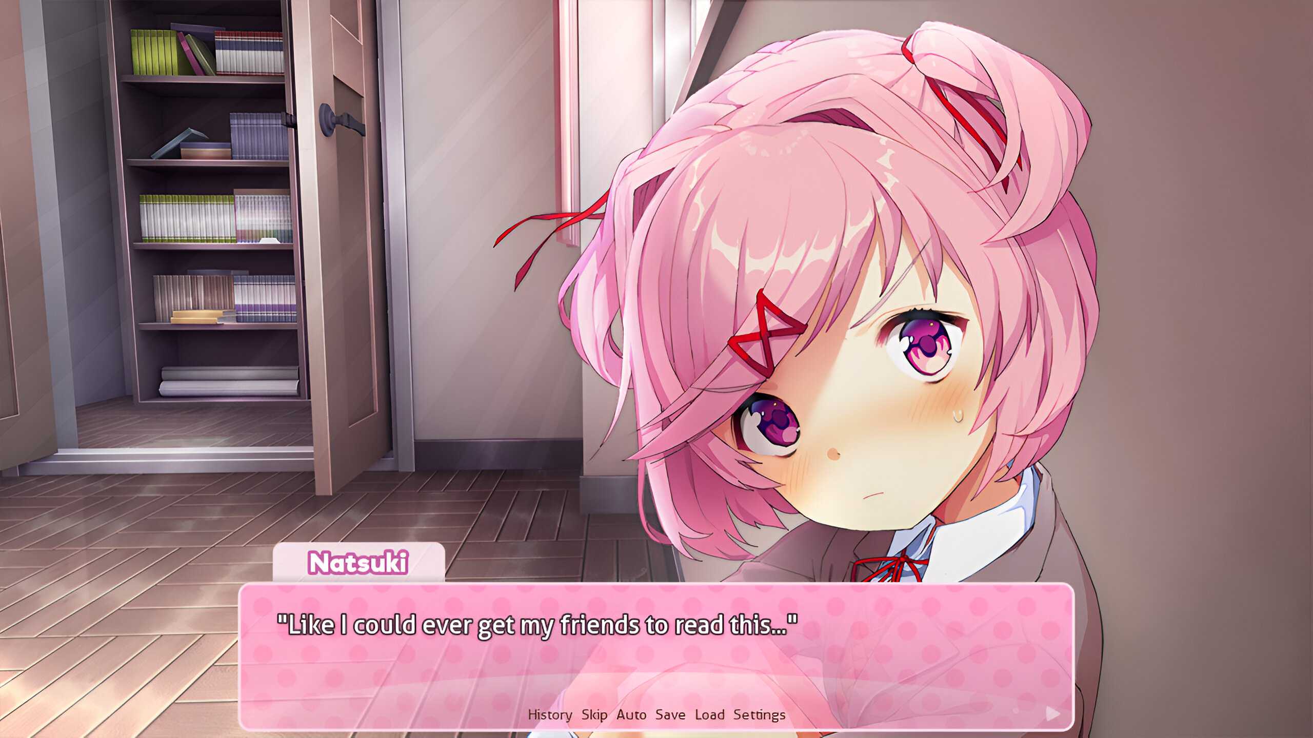 Natsuki in Doki Doki Literature Club.