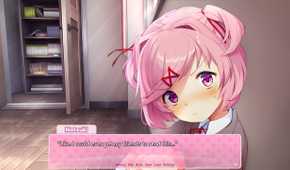 Natsuki in Doki Doki Literature Club.