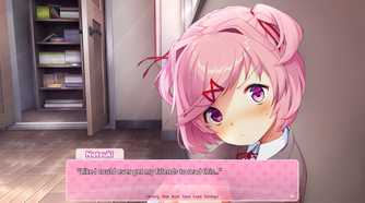 Natsuki in Doki Doki Literature Club.