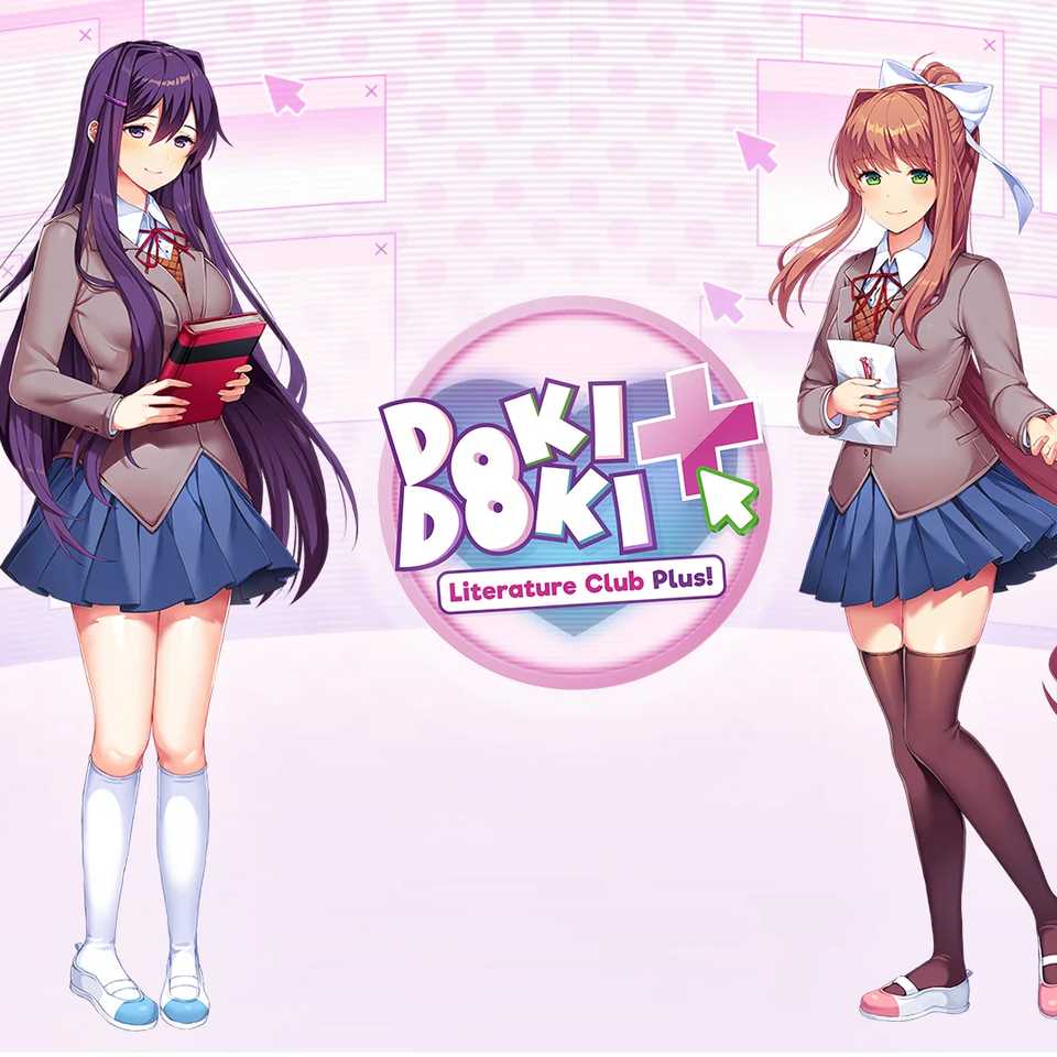 Product image for the game Doki Doki Literature Club Plus.