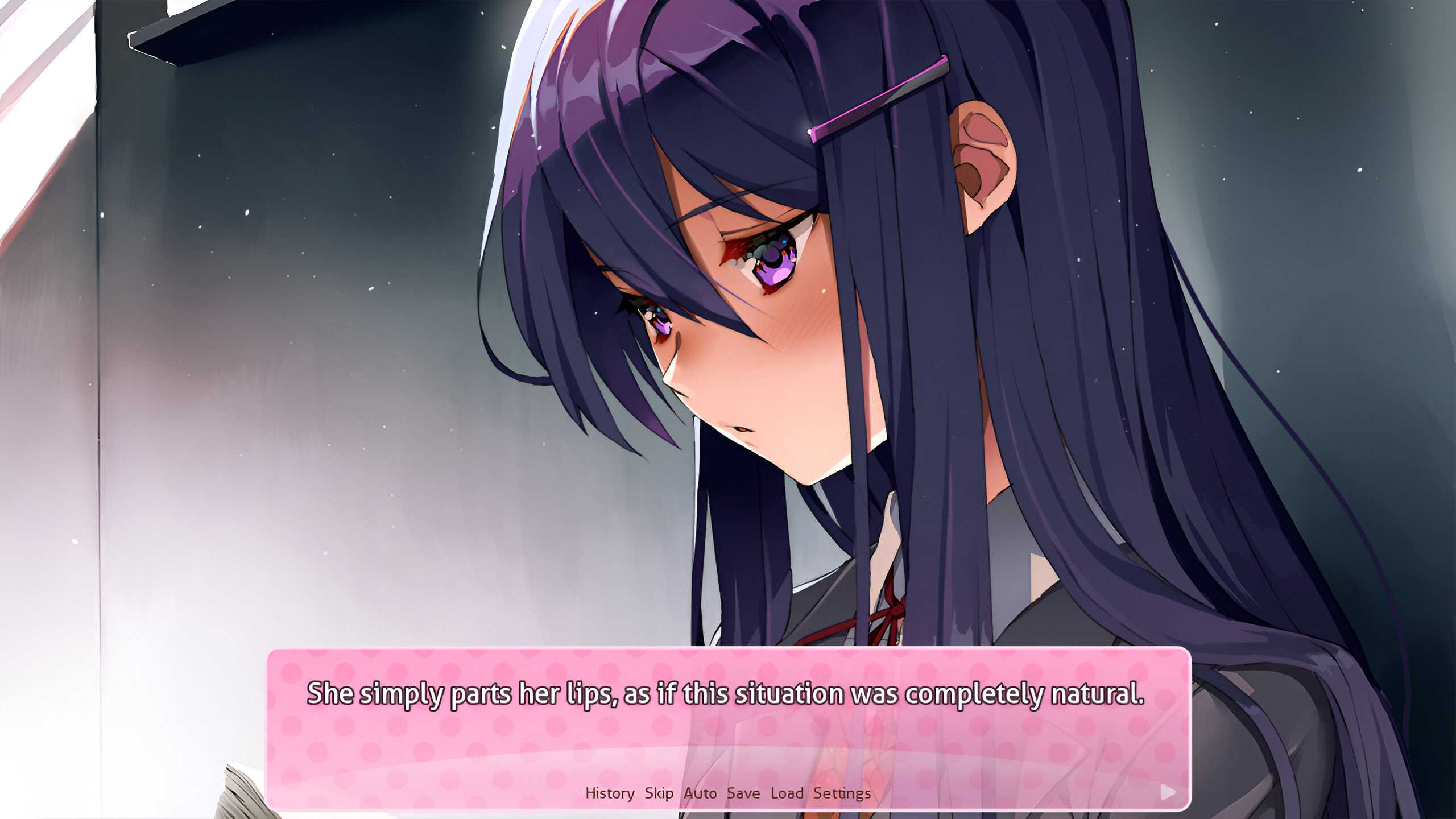 Yuri in Doki Doki Literature Club.