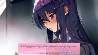 Yuri in Doki Doki Literature Club.