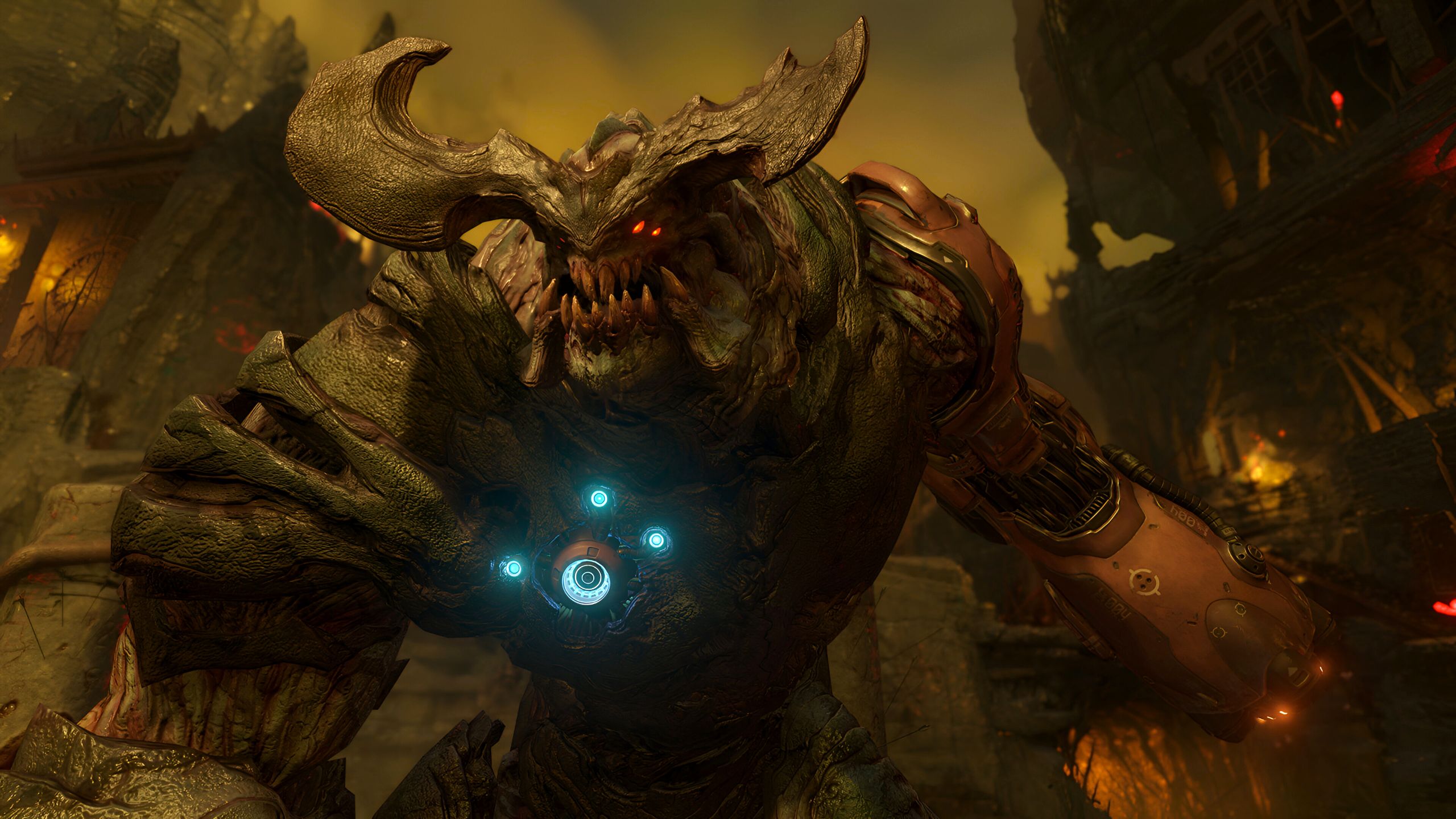 A Cyberdemon in Doom (2016).
