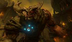 A Cyberdemon in Doom (2016).
