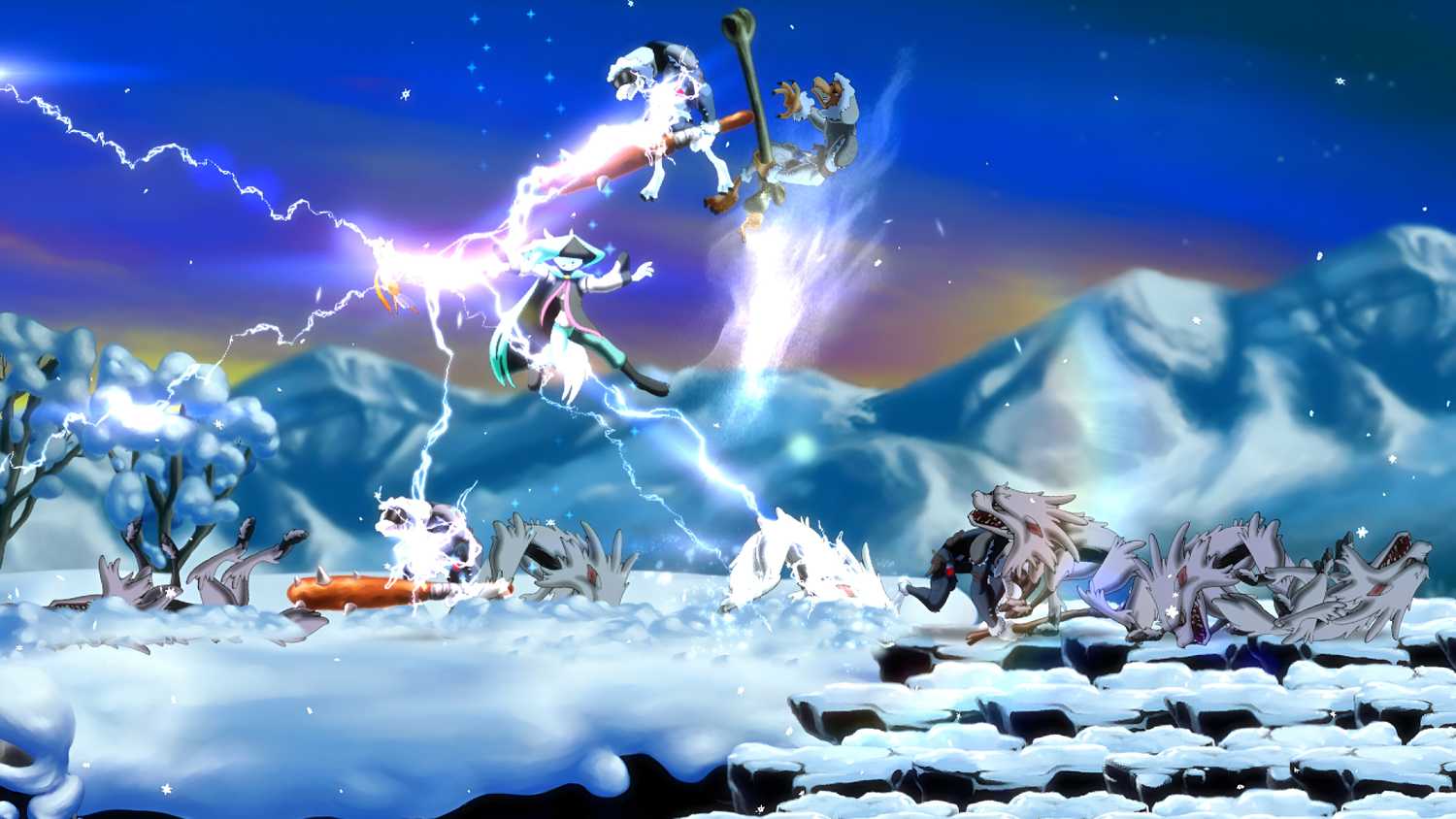 A screenshot from the game Dust: An Elysian Tail.