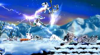 A screenshot from the game Dust: An Elysian Tail.