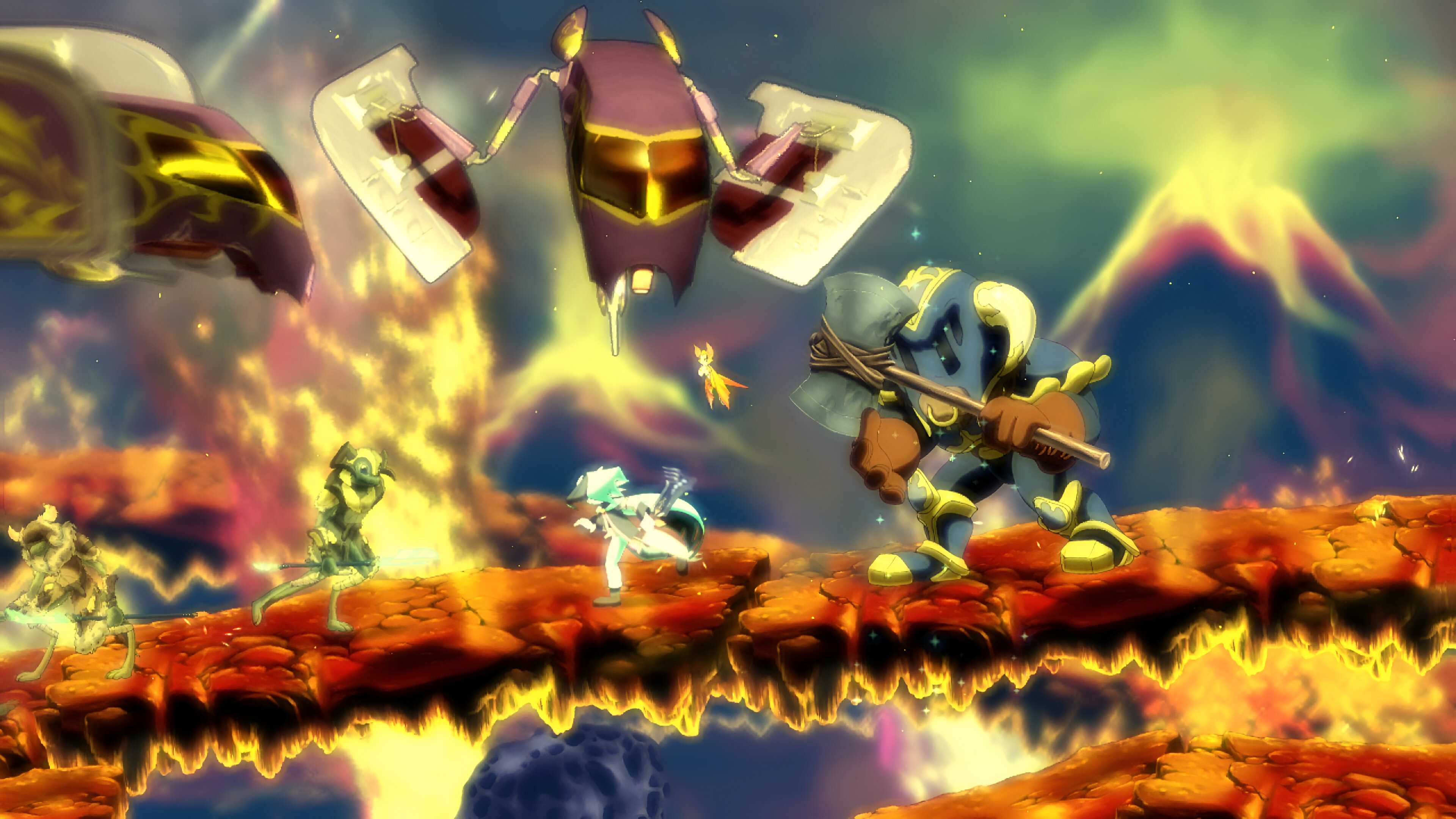 A screenshot from the game Dust: An Elysian Tail.