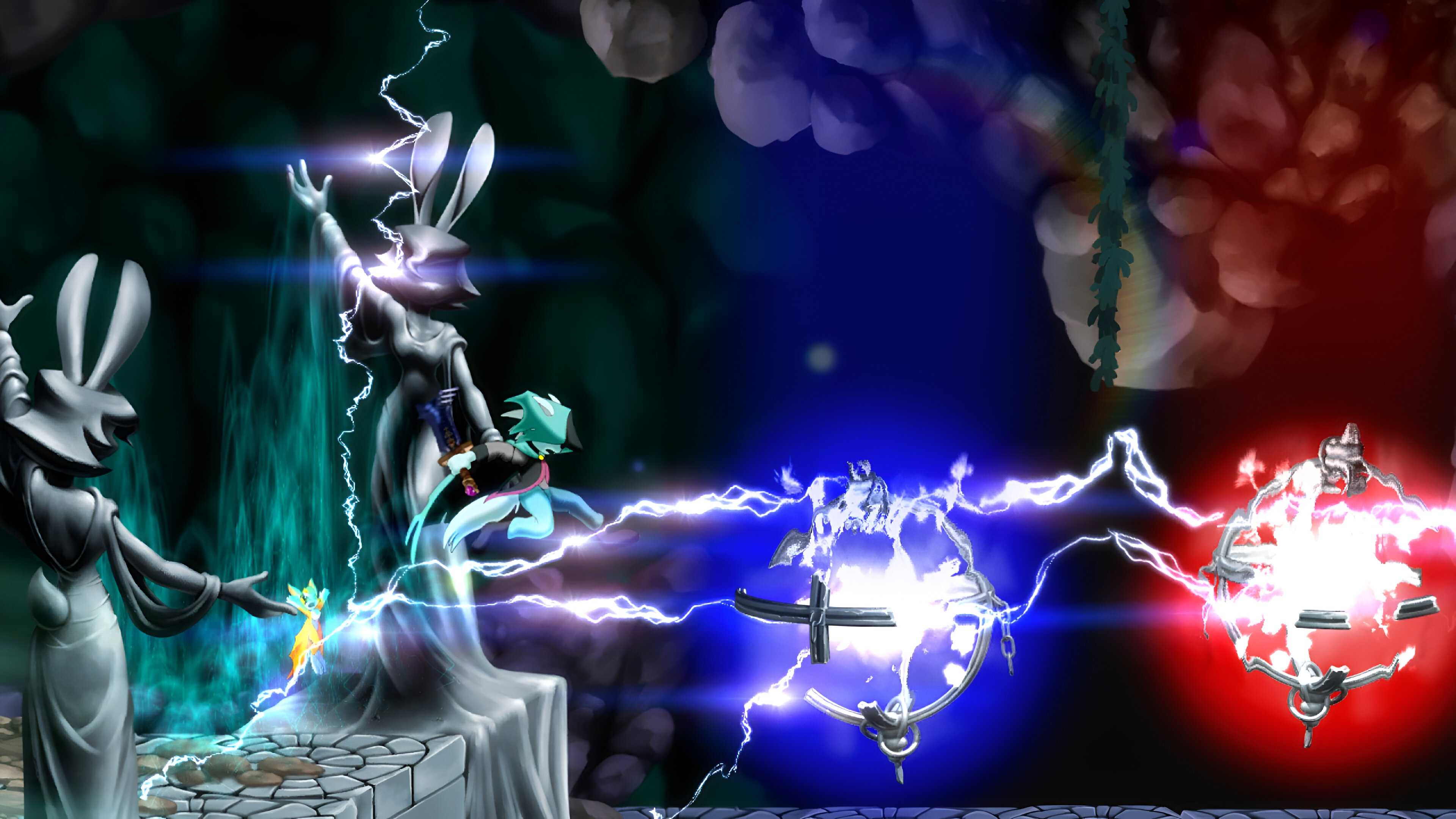A screenshot from the game Dust: An Elysian Tail.