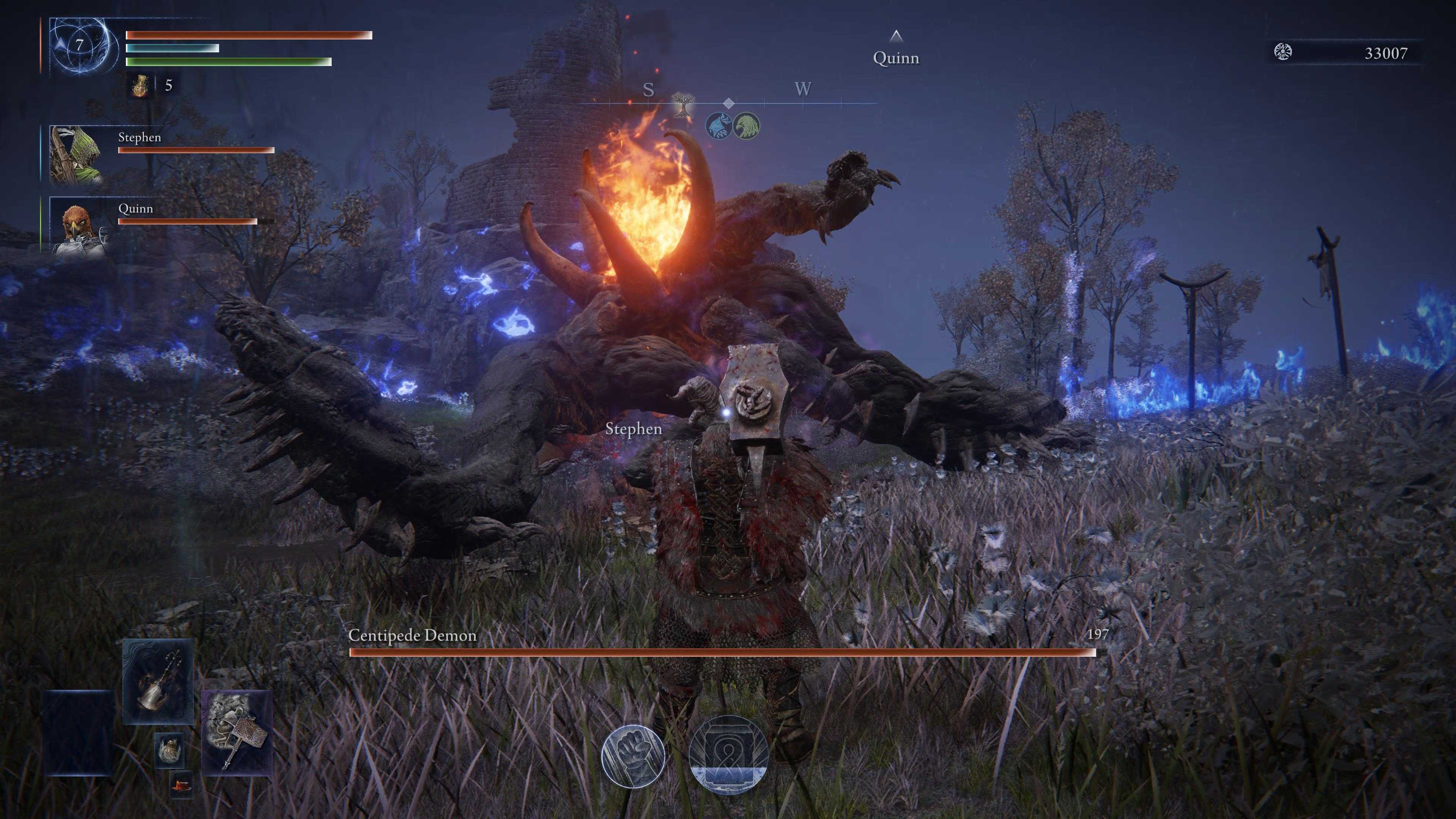 Elden ring nightreign centipede demon boss fight