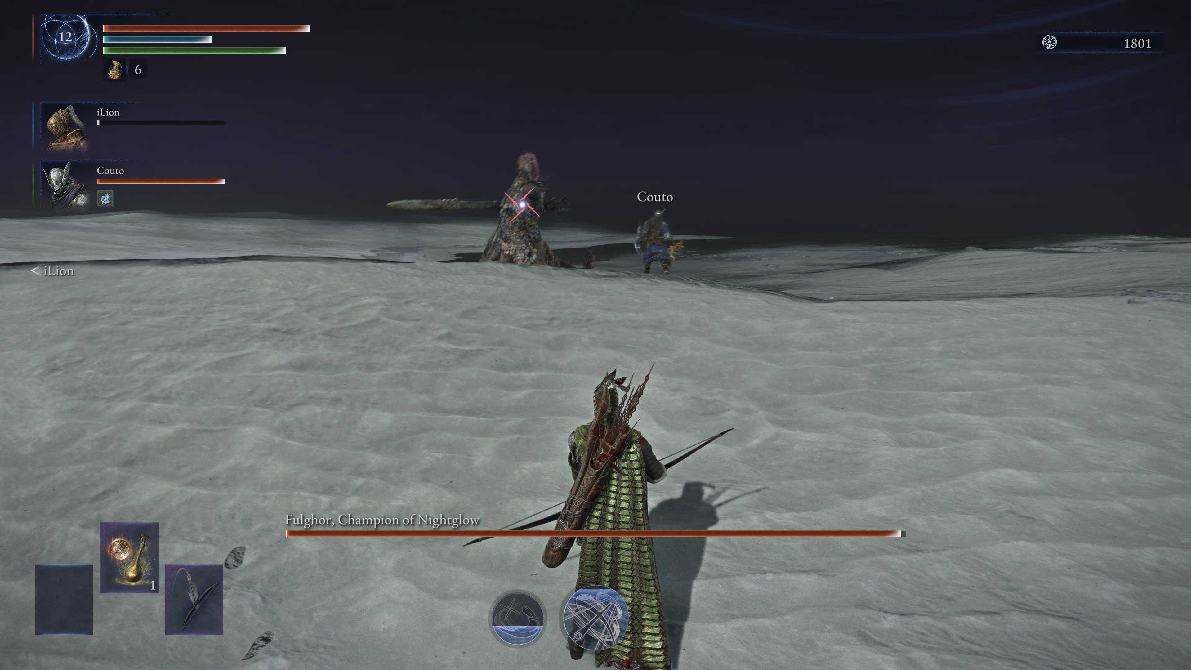 Elden ring nightreign Ironeye in a Fulghor boss fight