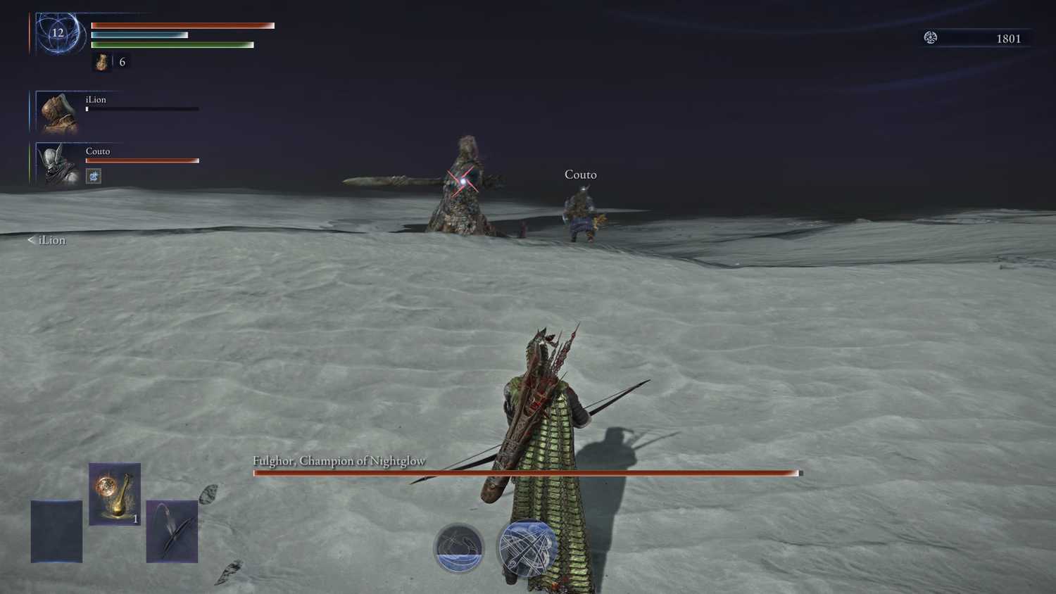 Elden ring nightreign Ironeye in a Fulghor boss fight
