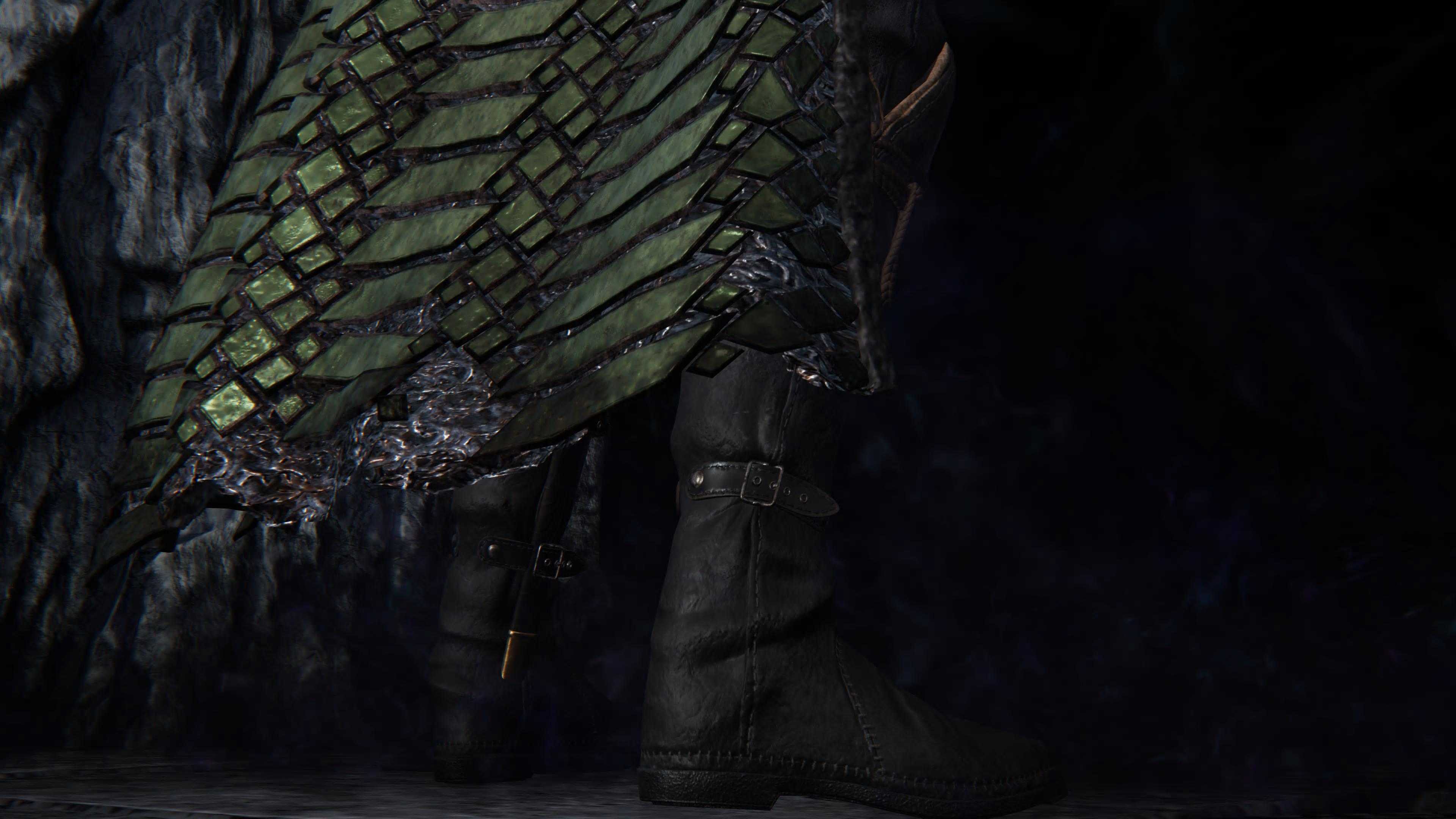 Elden ring nightreign ironeye boots in a cutscene