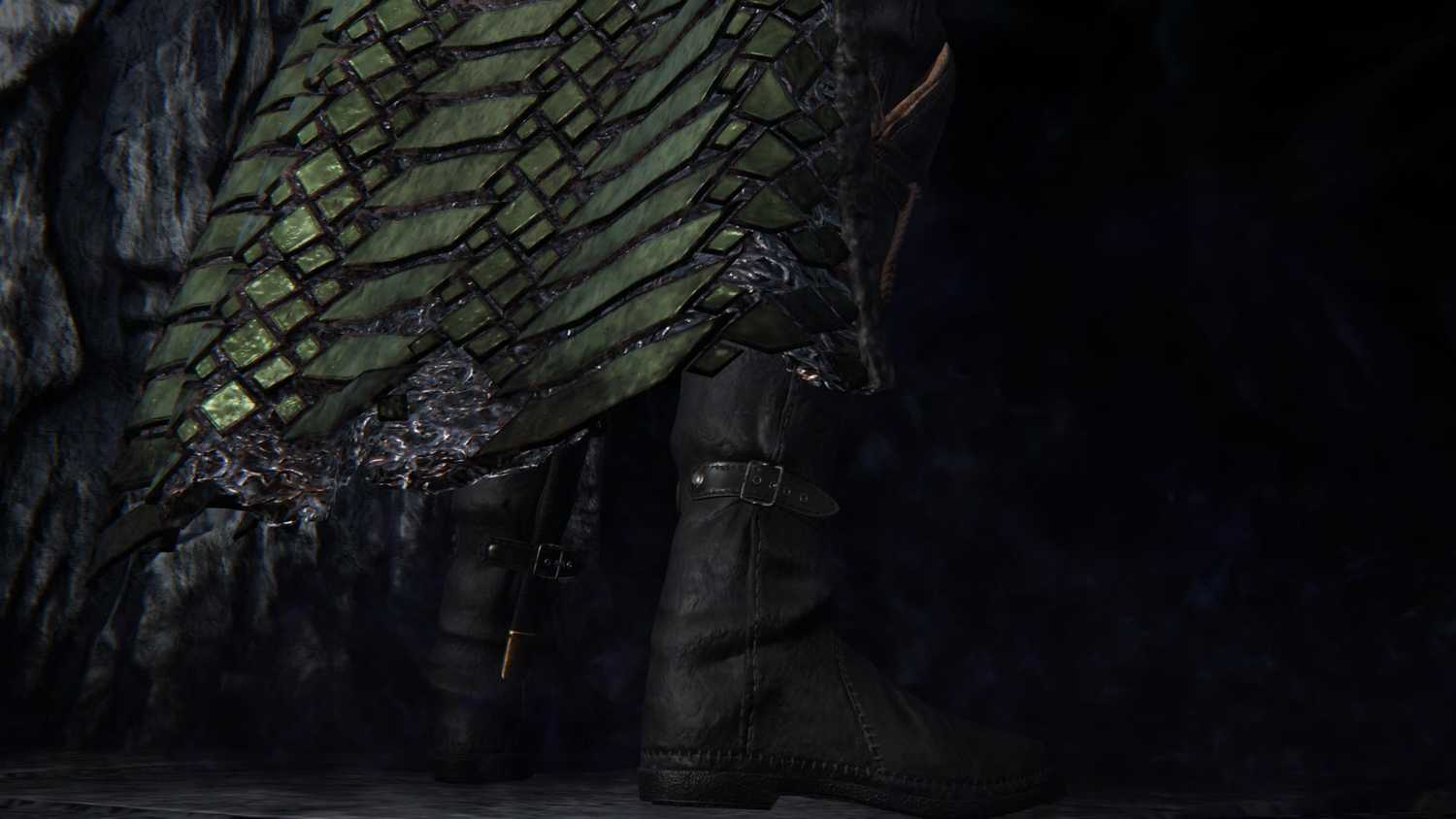 Elden ring nightreign ironeye boots in a cutscene