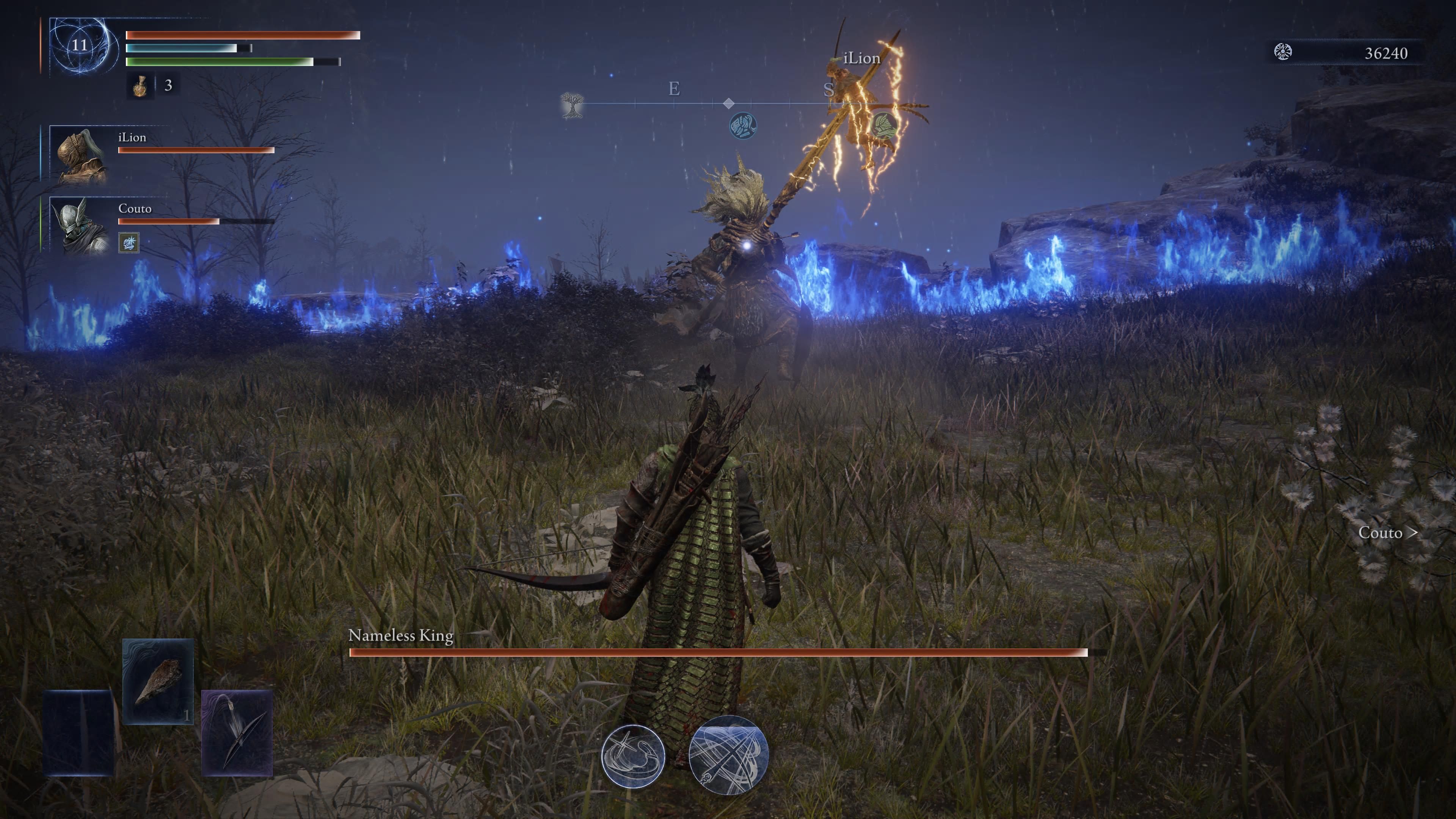 elden ring nightreign nameless king without the dragon