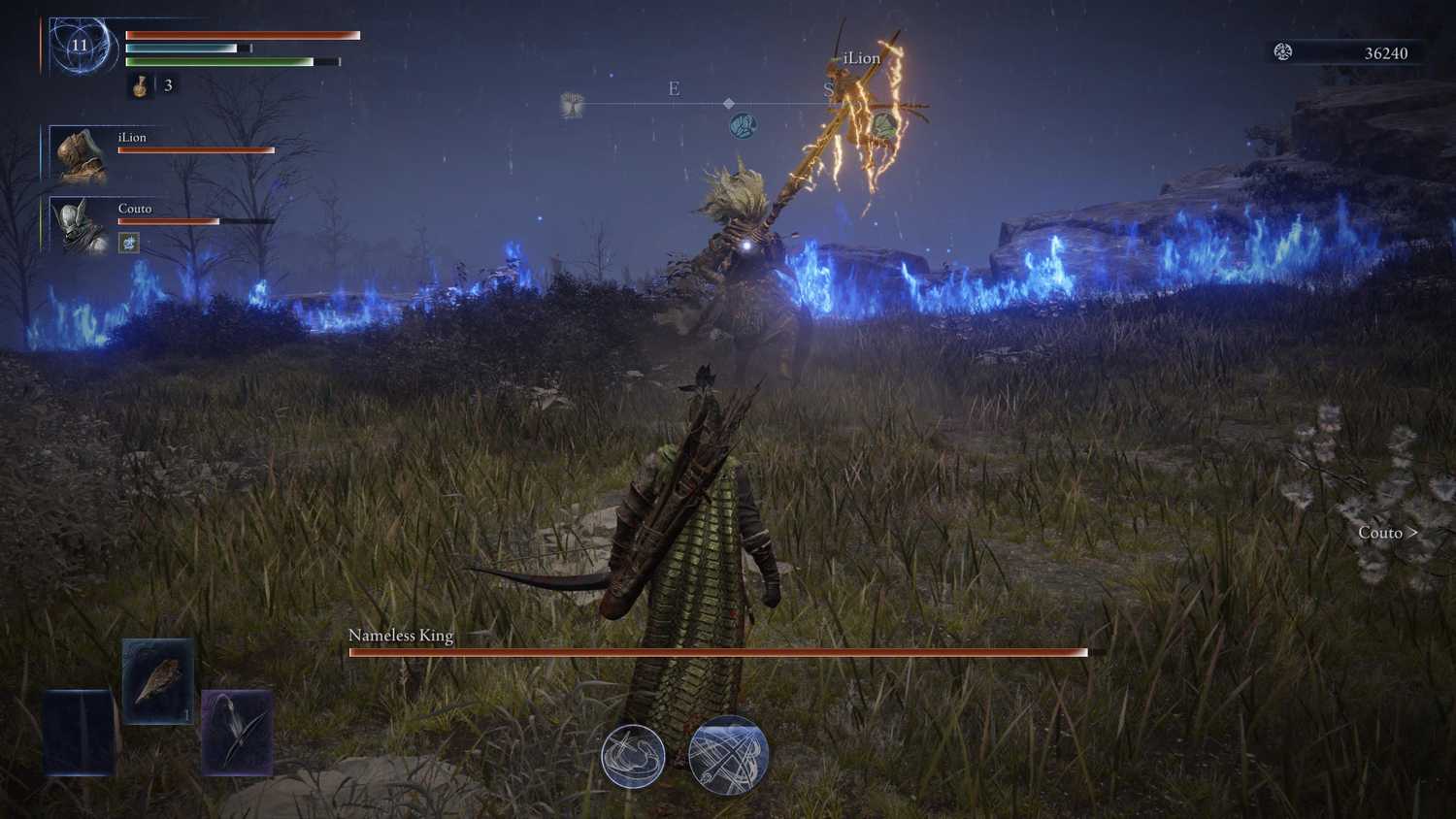 elden ring nightreign nameless king without the dragon