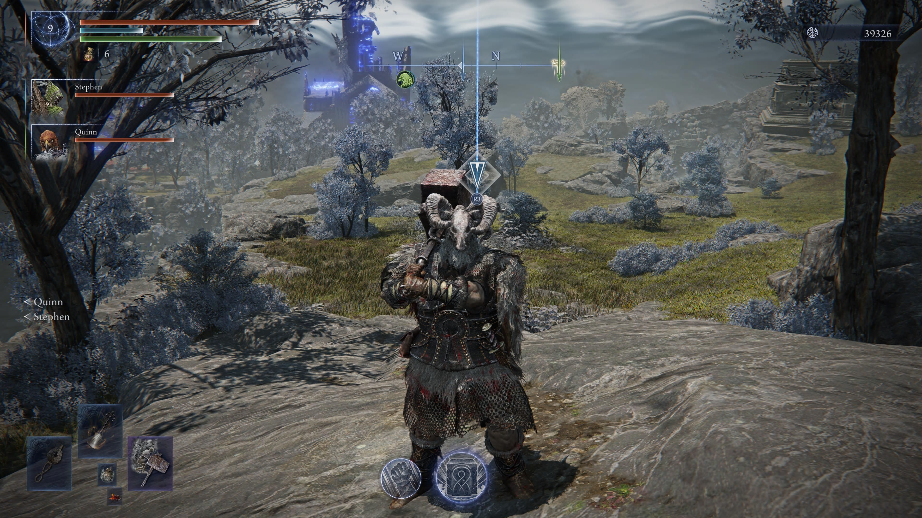 elden ring nightreign raider on a hill