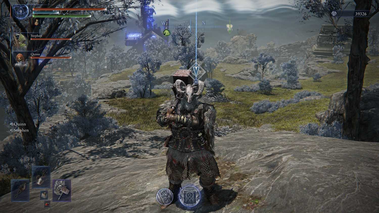 elden ring nightreign raider on a hill