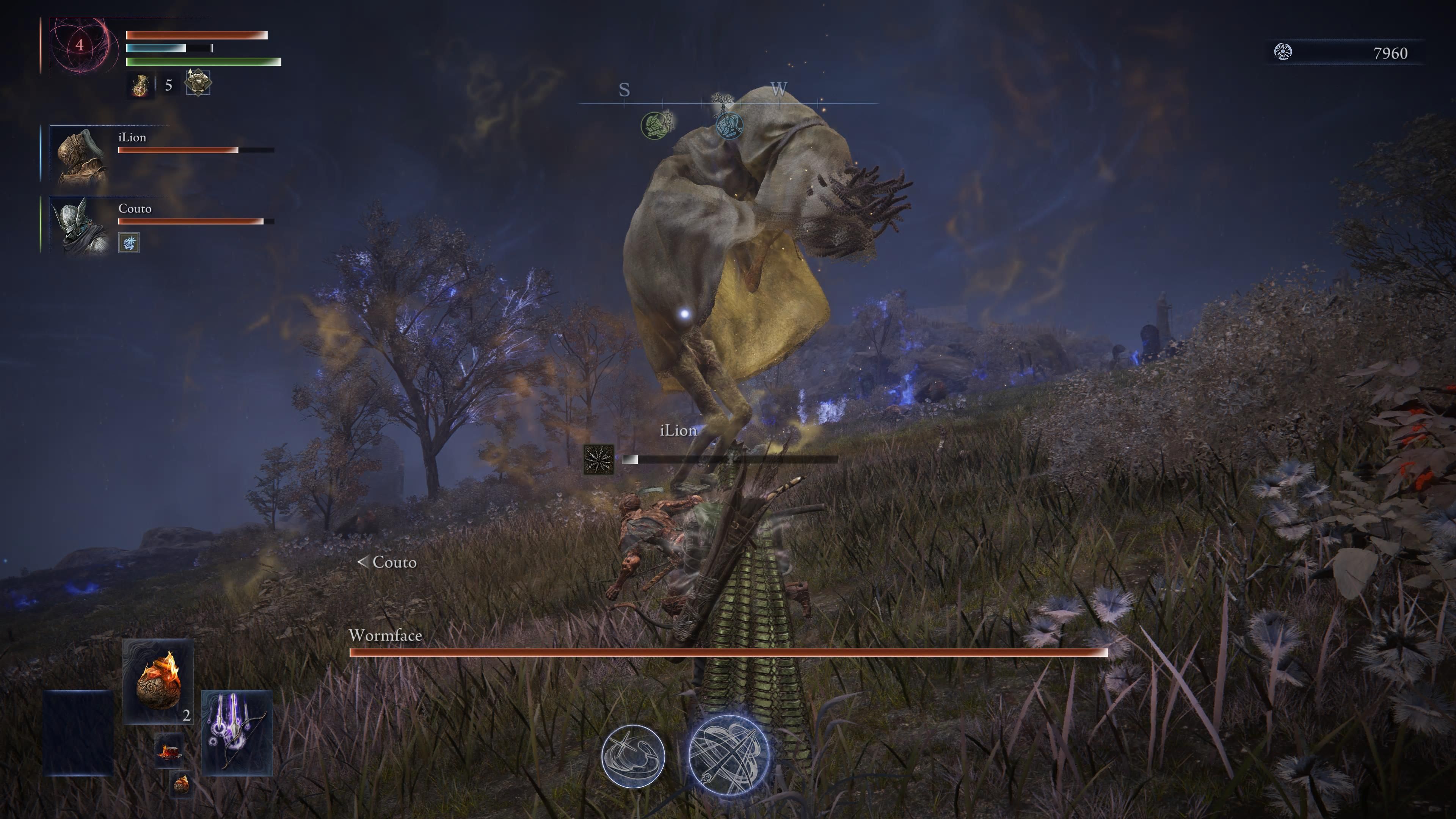 Elden ring nightreign wormface boss fight