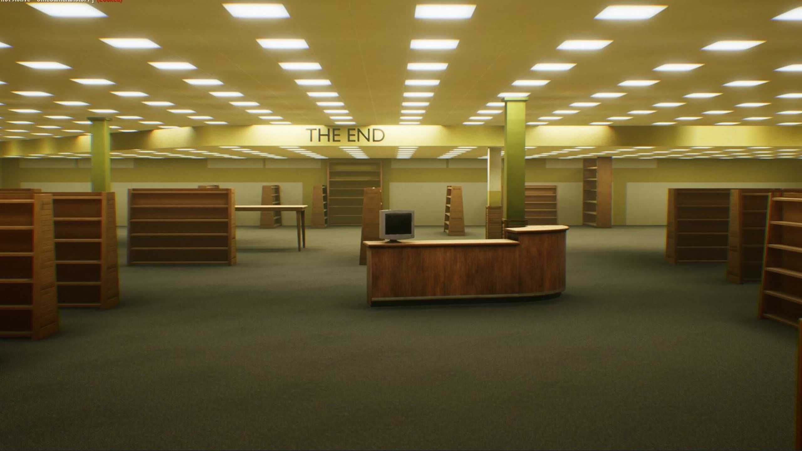A library in Escape the Backrooms.