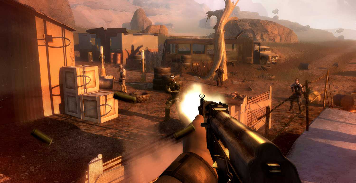 A screenshot from Far Cry 2.